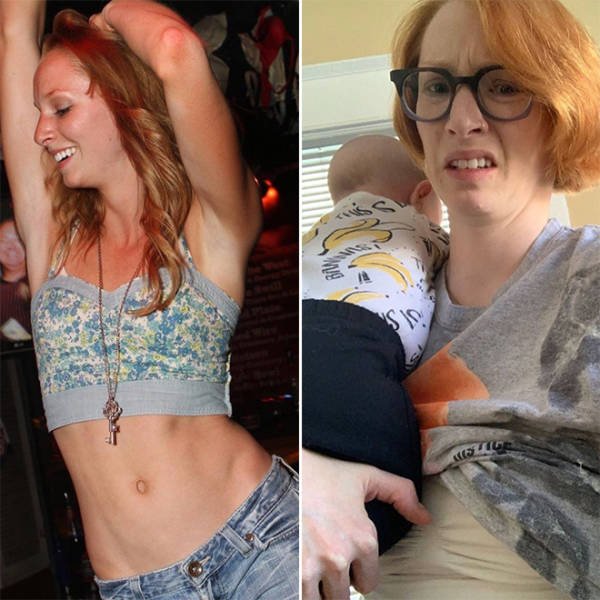 Before And After Having Children (25 pics)