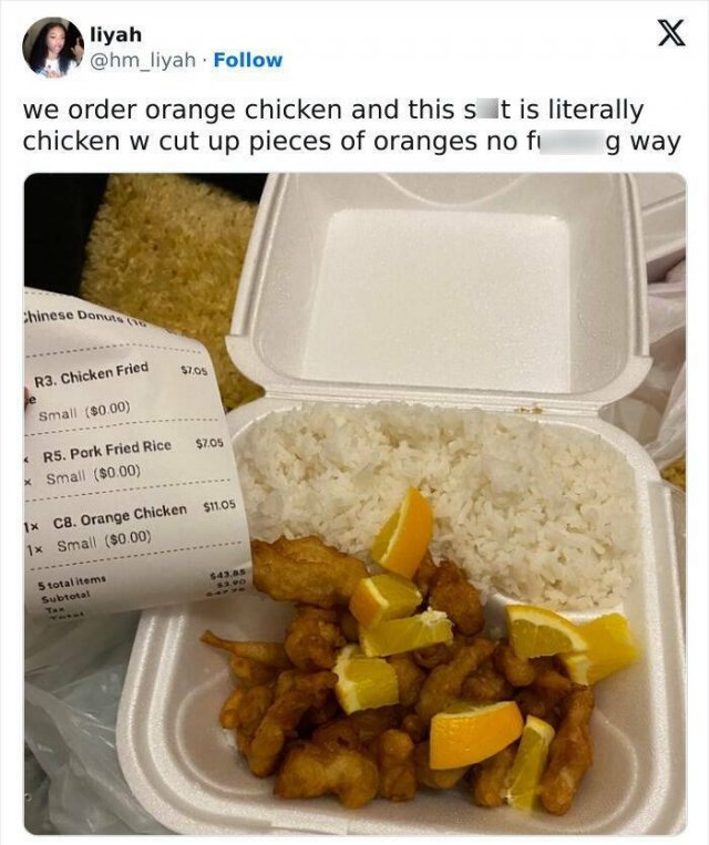 Restaurant Food Delivery Failures (25 pics)