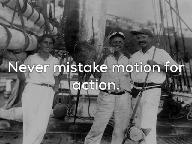 Ernest Hemingway's Wise Thoughts (18 pics)