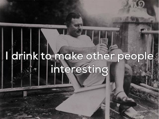 Ernest Hemingway's Wise Thoughts (18 pics)