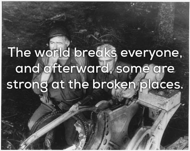 Ernest Hemingway's Wise Thoughts (18 pics)