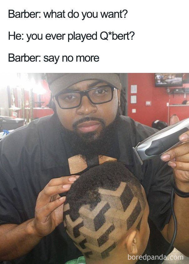 When Barbers Work With Maximum Precision (59 pics)
