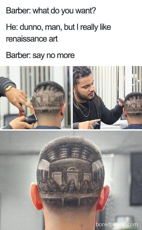 When Barbers Work With Maximum Precision (59 pics)