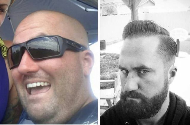 Men With And Without Beards (18 pics)