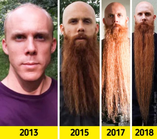Men With And Without Beards (18 pics)