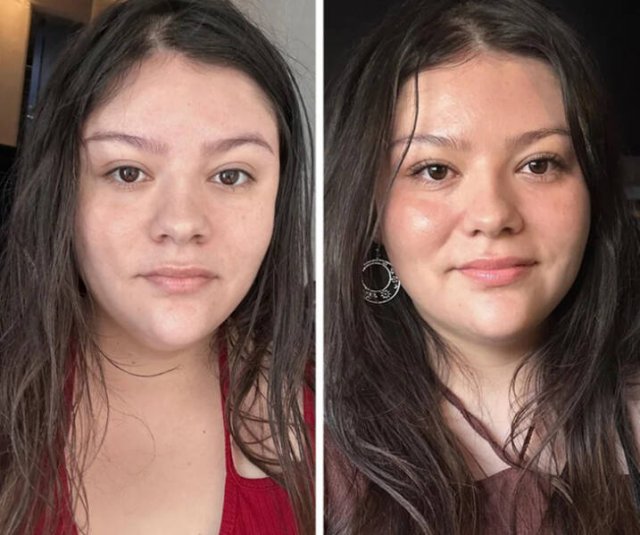 Girls With And Without Makeup (20 pics)
