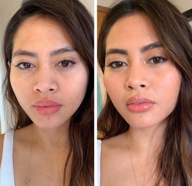 Girls With And Without Makeup (20 pics)