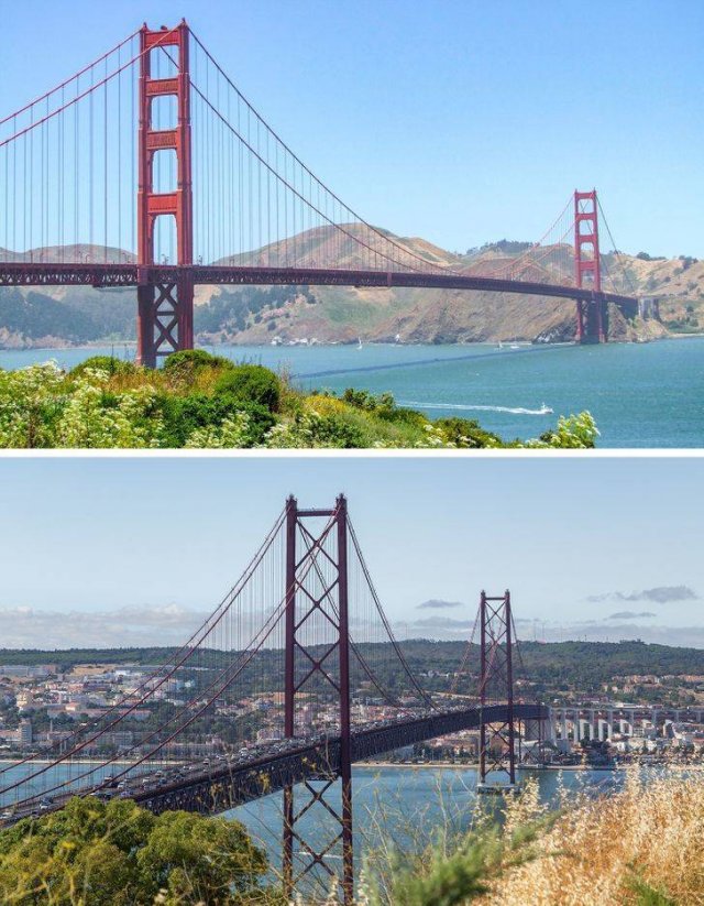 Twins Of Famous Landmarks (20 pics)