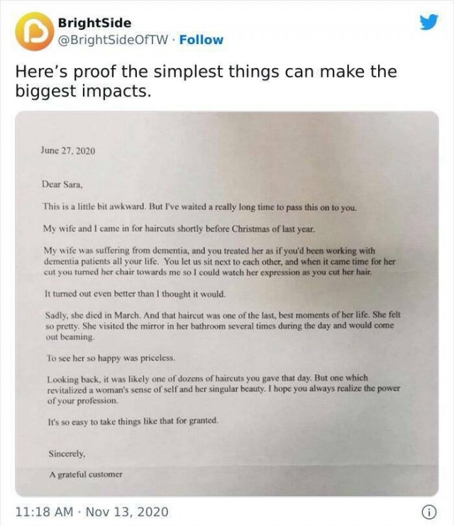 Kind Deeds And Stories (18 pics) Kind Deeds And Stories (18 pics)
