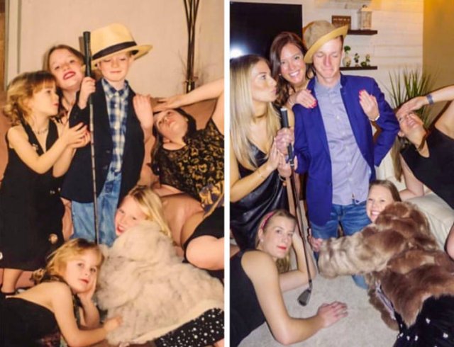 People Repeat Photos From The Past (26 pics)