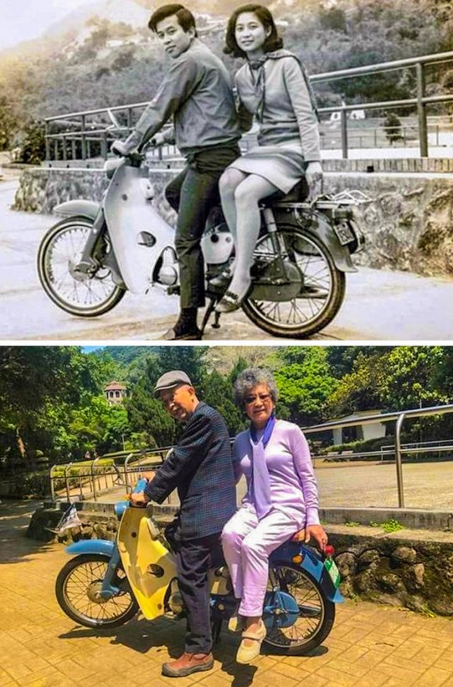 People Repeat Photos From The Past (26 pics)