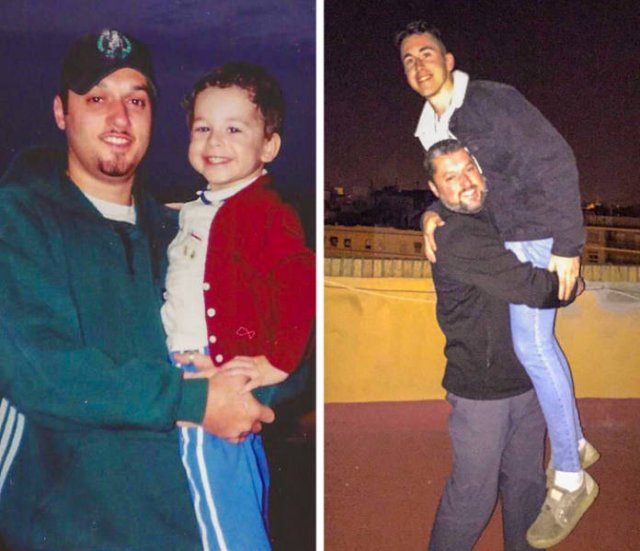 People Repeat Photos From The Past (26 pics)