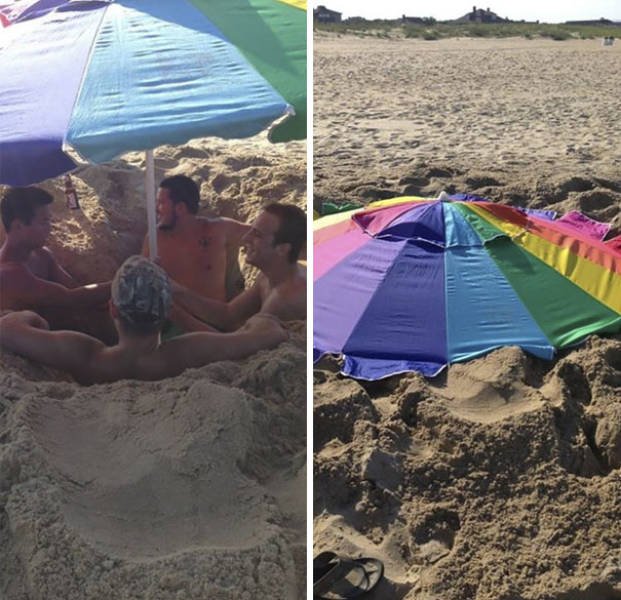 Funny And Strange Situations On The Beaches (34 pics)
