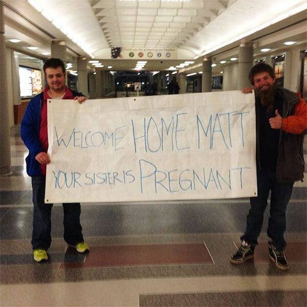 Funny ''Welcome Home'' Signs (21 pics)