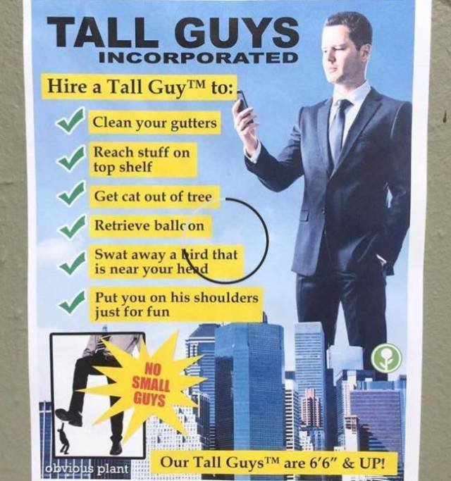 Problems Of Tall People (39 pics) Problems Of Tall People (39 pics)