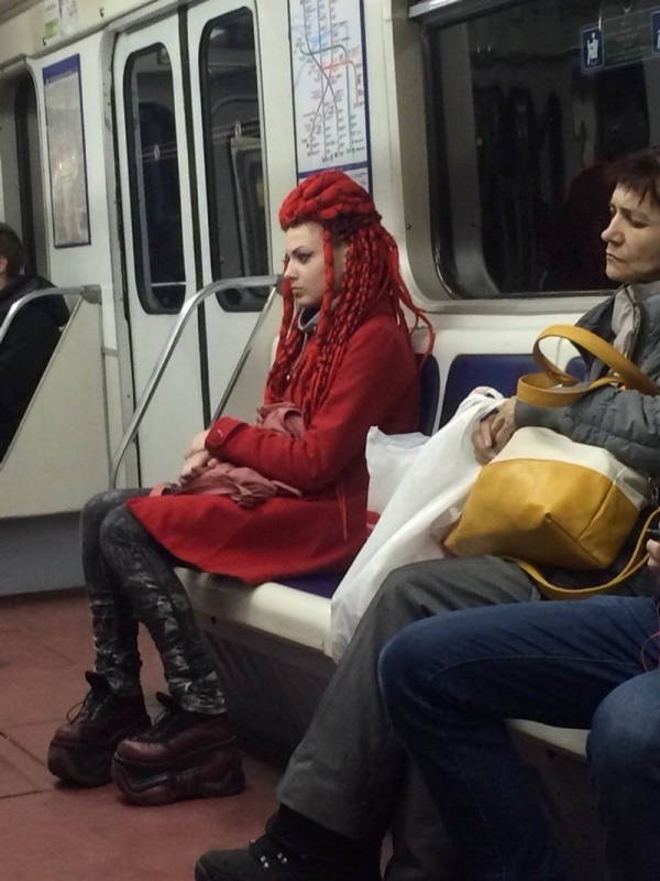 Strange People In The Subway (31 pics) Strange People In The Subway (31 pics)
