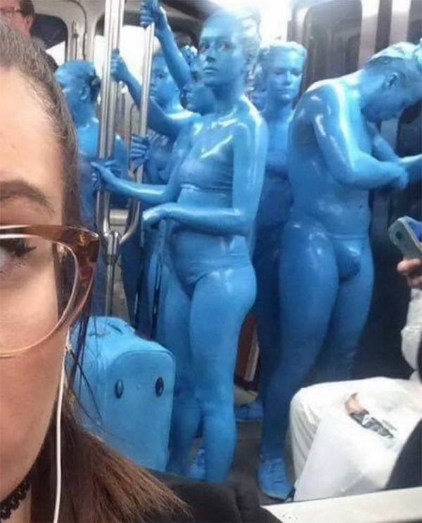 Strange People In The Subway (31 pics) Strange People In The Subway (31 pics)