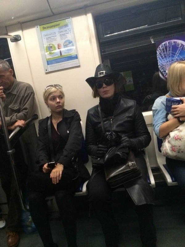 Strange People In The Subway (31 pics) Strange People In The Subway (31 pics)