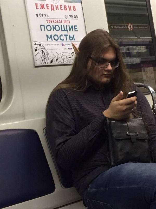 Strange People In The Subway (31 pics) Strange People In The Subway (31 pics)