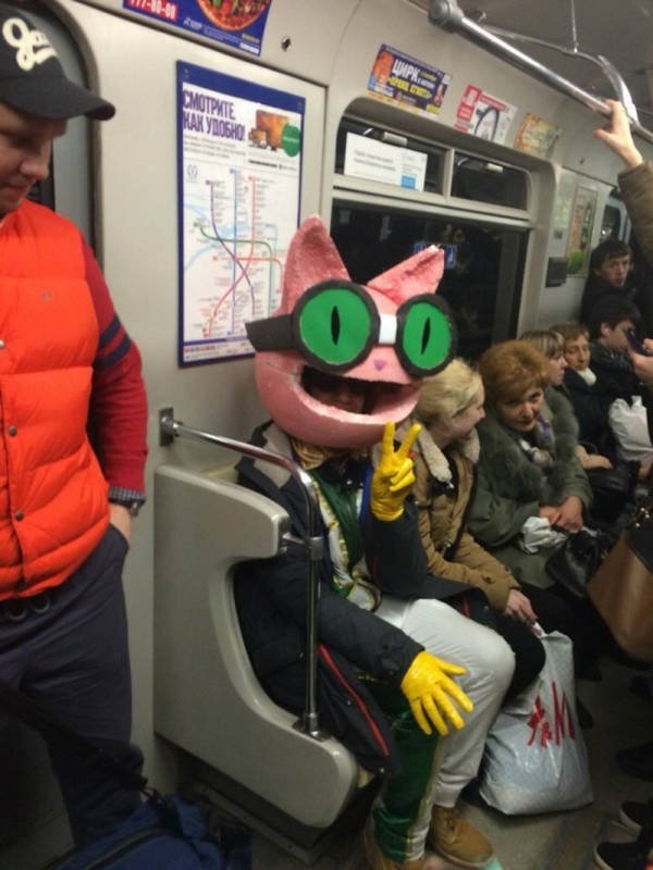 Strange People In The Subway (31 pics) Strange People In The Subway (31 pics)