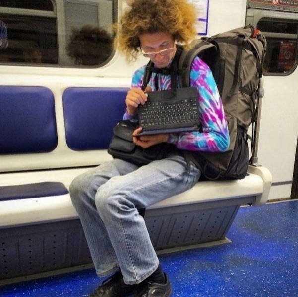 Strange People In The Subway (31 pics) Strange People In The Subway (31 pics)