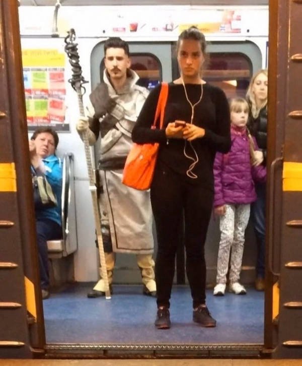 Strange People In The Subway (31 pics) Strange People In The Subway (31 pics)