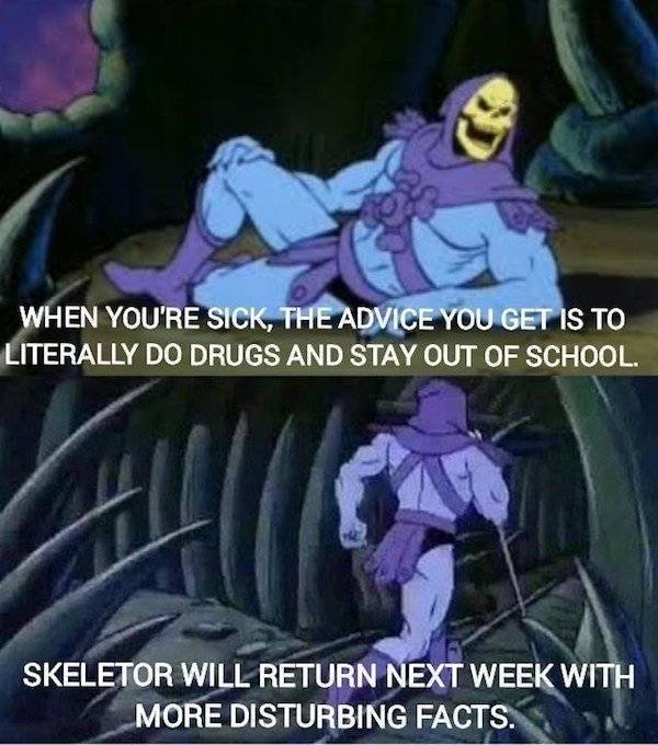 Uncomfortable Facts From Skeletor (21 pics)