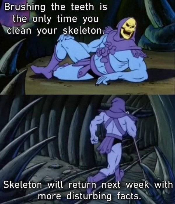 Uncomfortable Facts From Skeletor (21 pics)