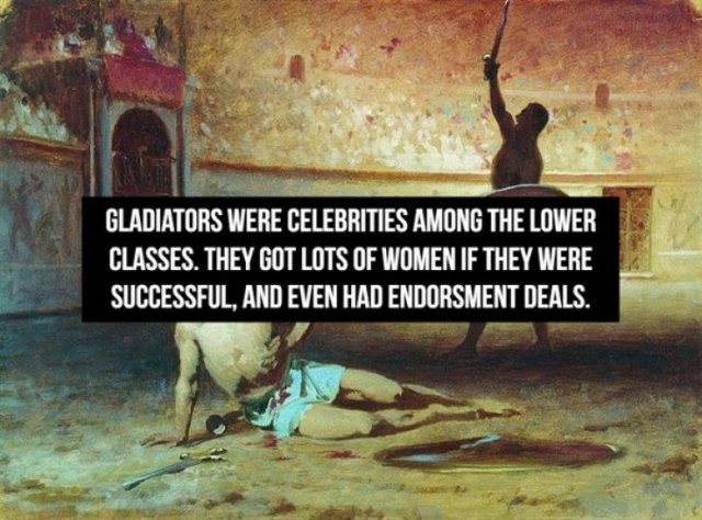 Facts About Gladiators (18 pics) Facts About Gladiators (18 pics)