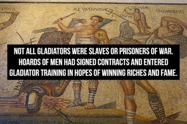 Facts About Gladiators (18 pics) Facts About Gladiators (18 pics)