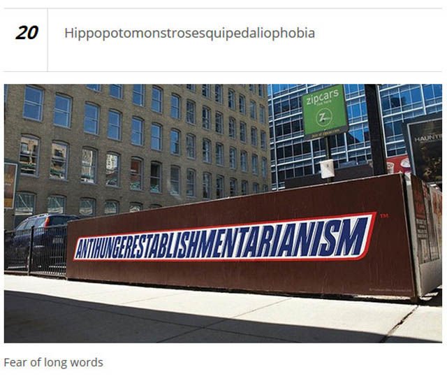 Unusual Phobias (25 pics)