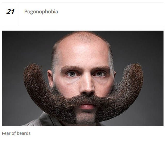 Unusual Phobias (25 pics)