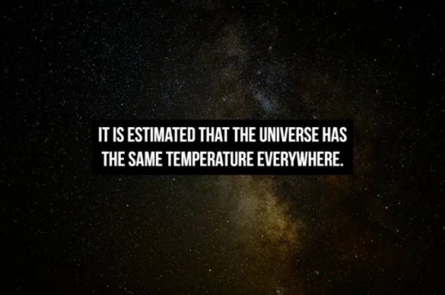 Interesting Facts About The Universe (14 pics)