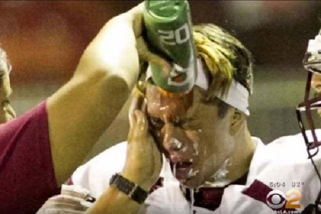 You Expect Violence In Football But NOT Icy Hot To The Face?!?