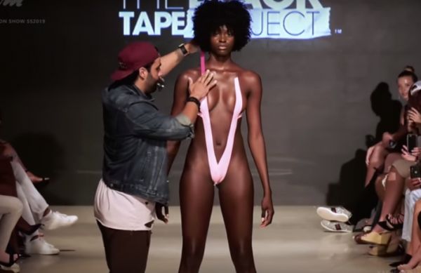 Miami Swim Week Was Buzzing Over These "Tape Bikinis"