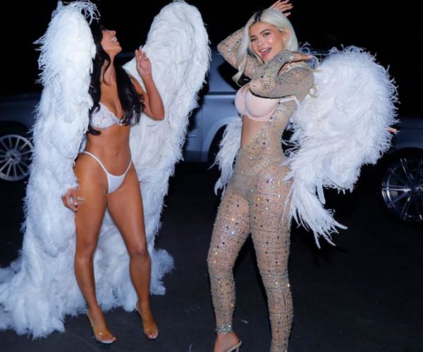 The Kardashian Sisters Went To Heaven For Halloween (24 Pics)