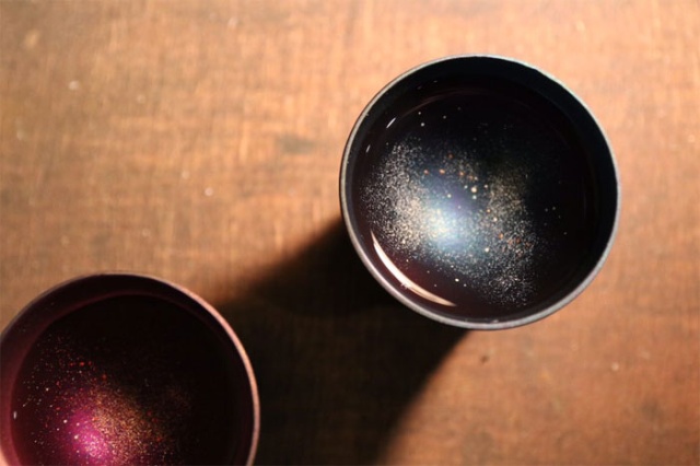 Clever Design Turns Ordinary Cups Into Liquid Galaxies When Something Is Poured Into Them (11 pics)
