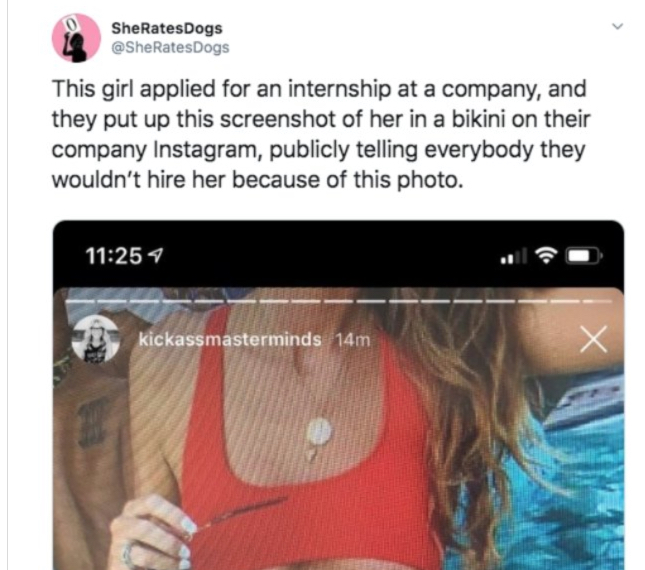 Company Shames A Candidate On Instagram For Posting A Bikini Photo On Her Instagram (13 pics)