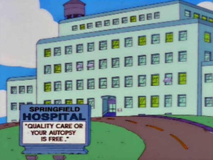 Funny Signs From "The Simpsons" (70 pics)