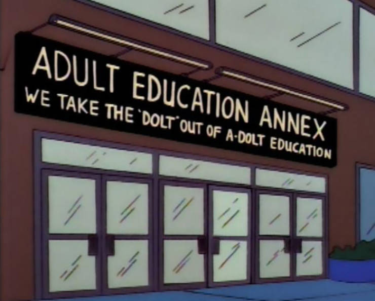 Funny Signs From "The Simpsons" (70 pics)