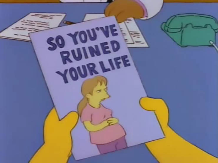 Funny Signs From "The Simpsons" (70 pics)