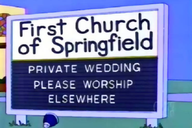 Funny Signs From "The Simpsons" (70 pics)