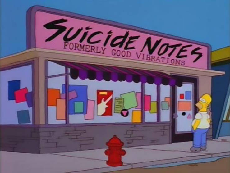 Funny Signs From "The Simpsons" (70 pics)