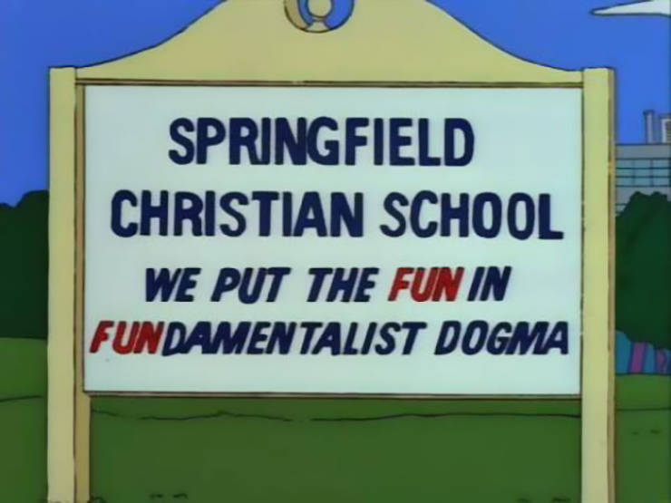 Funny Signs From "The Simpsons" (70 pics)