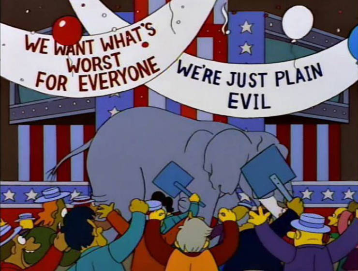 Funny Signs From "The Simpsons" (70 pics)