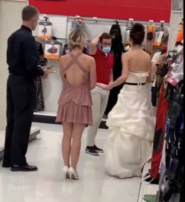 Nothing Beats A Surprise Shotgun Target Wedding (Video)