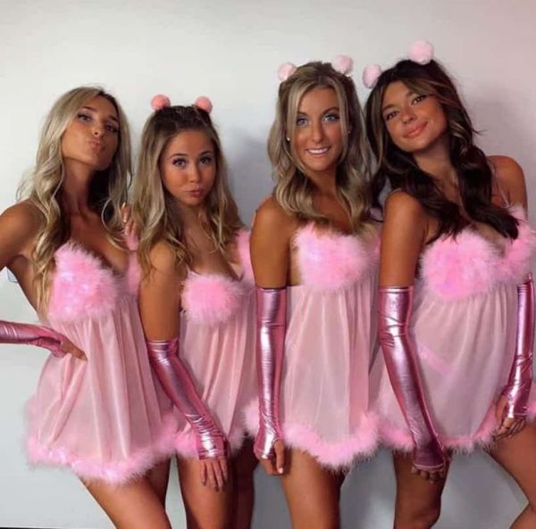 College Girls Winning At Halloween 2020 (100 Pics)