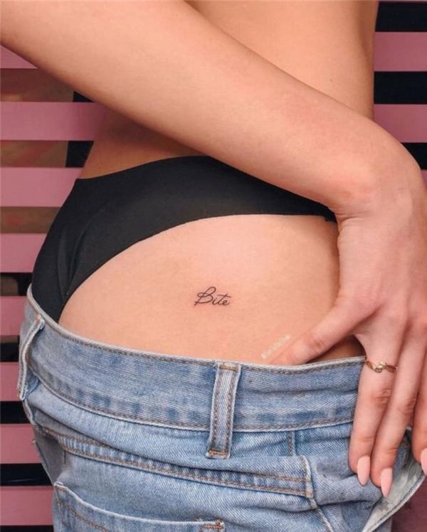 Tattoos On The Bum Are Pretty Popular  (55 Pics)