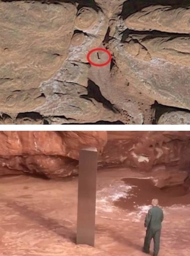 A Huge Metal Monolith Was Discovered In Utah Desert (10 pics)