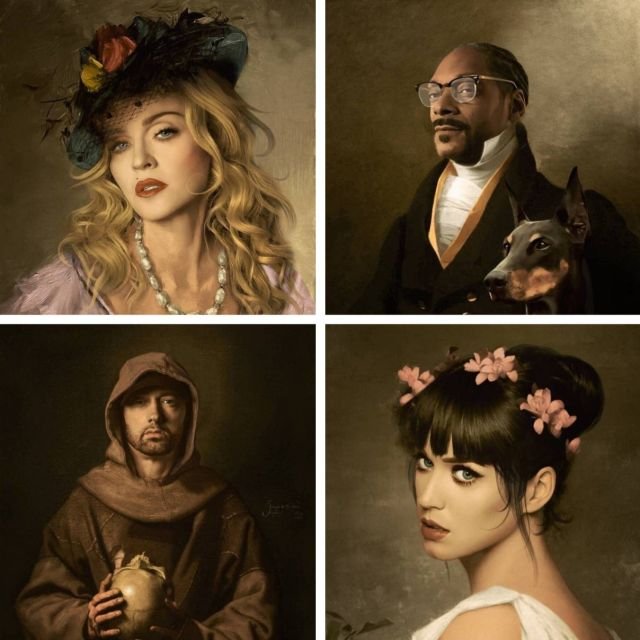 Modern Celebrities Were Placed Into Classical Paintings (30 pics)